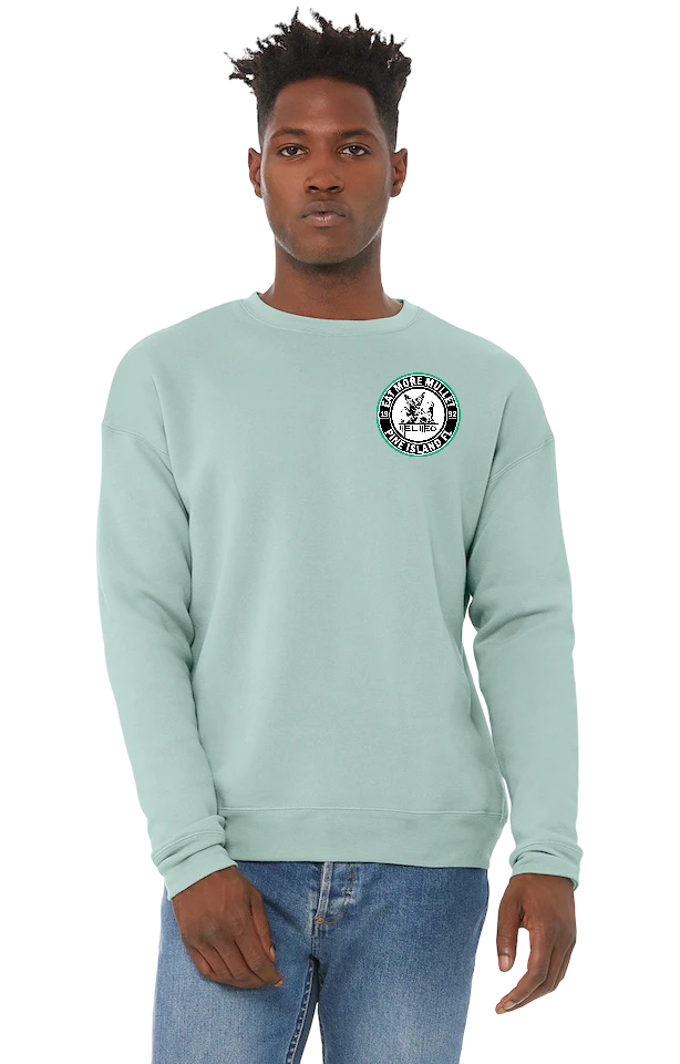 Sponge Fleece Drop Shoulder Crewneck Sweatshirt